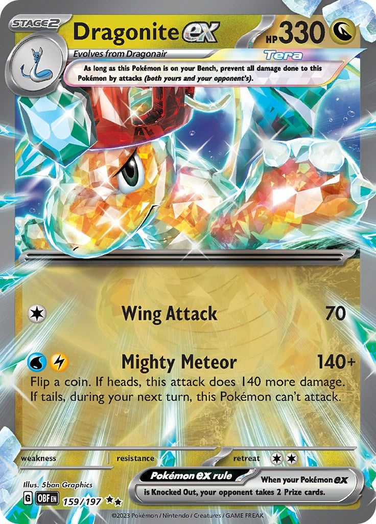 Image for Dragonite ex (159/197) [SV03: Obsidian Flames] - Pokemon