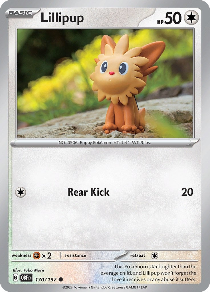 Image for Lillipup (170/197) [SV03: Obsidian Flames] - Pokemon
