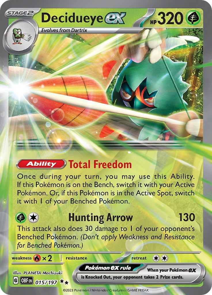 Decidueye ex (015/197) [SV03: Obsidian Flames]