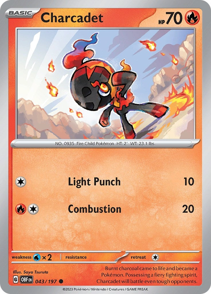 Image for Charcadet (043/197) [SV03: Obsidian Flames] - Pokemon