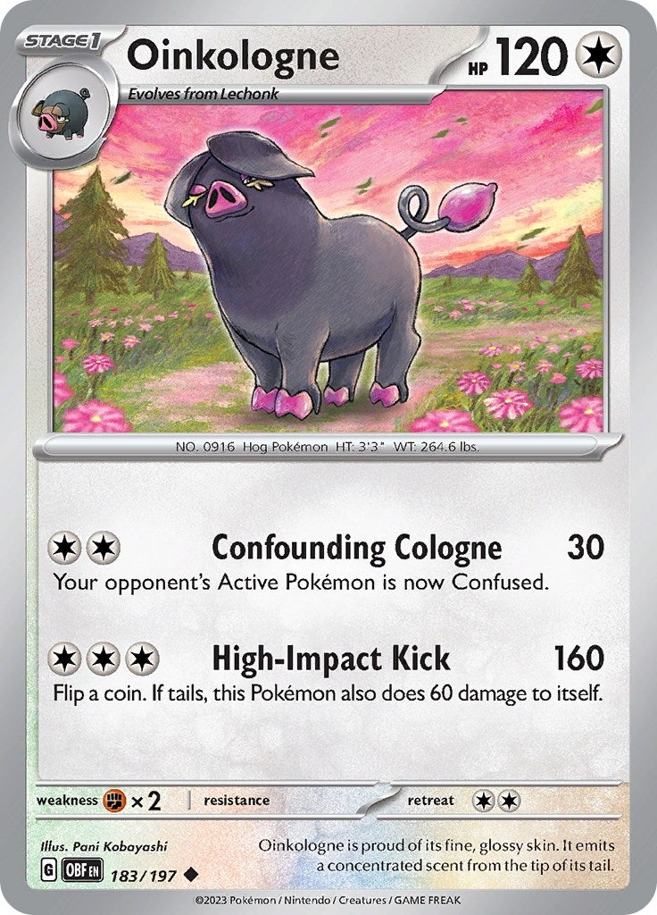 Image for Oinkologne (183/197) [SV03: Obsidian Flames] - Pokemon