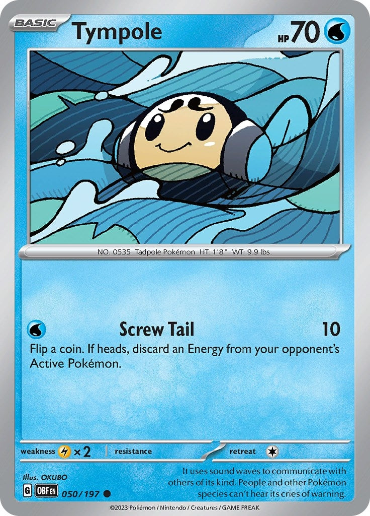 Image for Tympole (050/197) [SV03: Obsidian Flames] - Pokemon