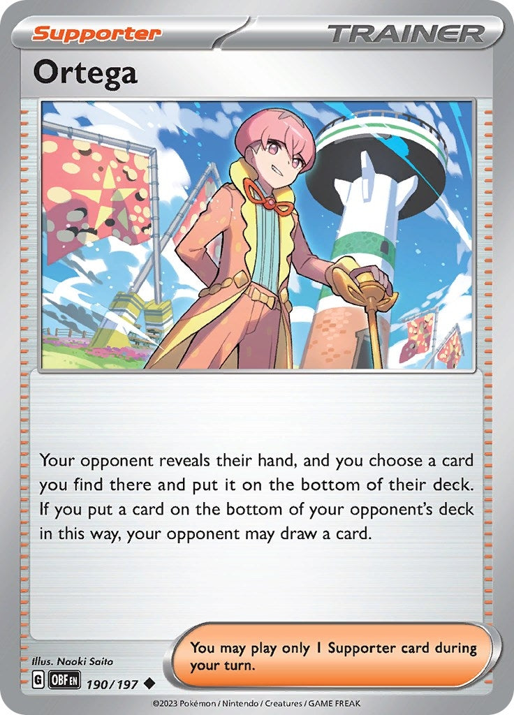 Image for Ortega (190/197) [SV03: Obsidian Flames] - Pokemon