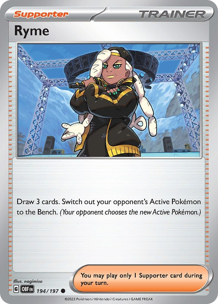 Image for Ryme (194/197) [SV03: Obsidian Flames] - Pokemon