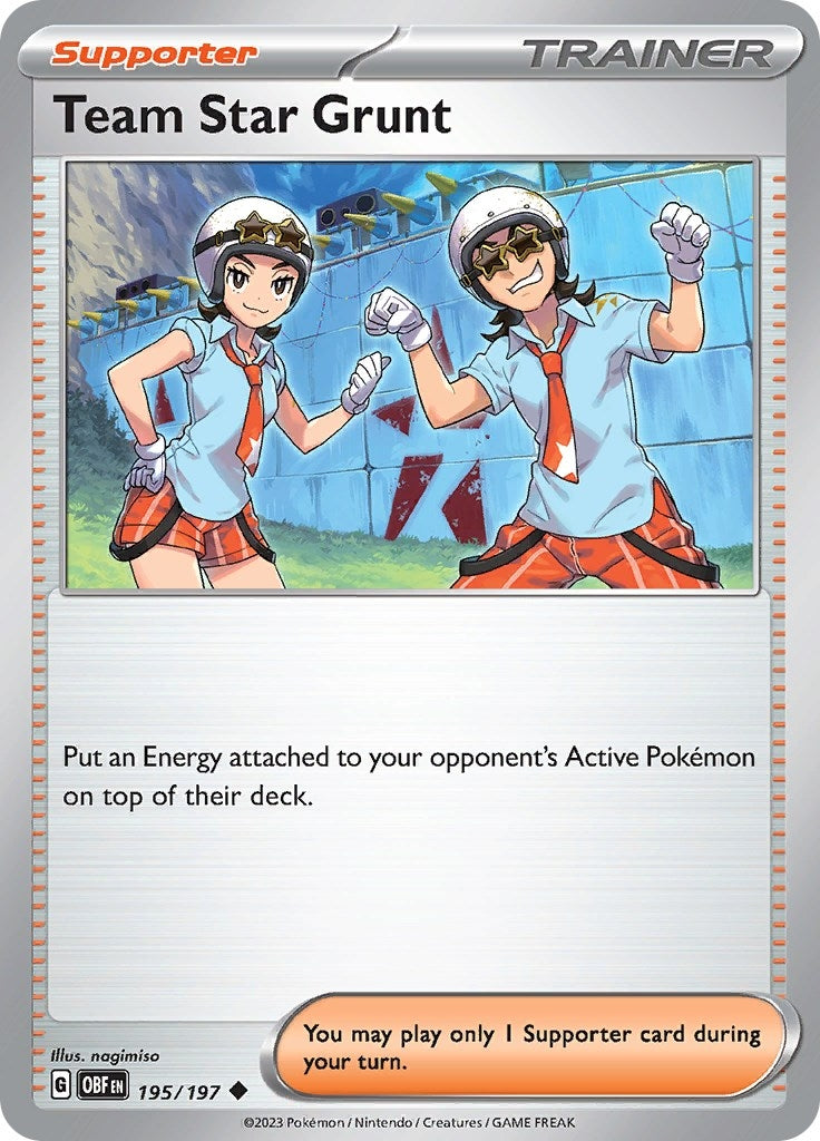 Image for Team Star Grunt (195/197) [SV03: Obsidian Flames] - Pokemon