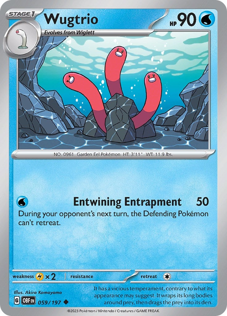 Image for Wugtrio (059/197) [SV03: Obsidian Flames] - Pokemon