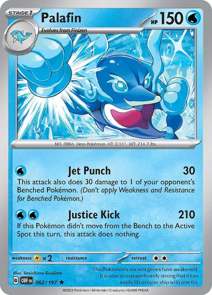 Image for Palafin (062/197) [SV03: Obsidian Flames] - Pokemon