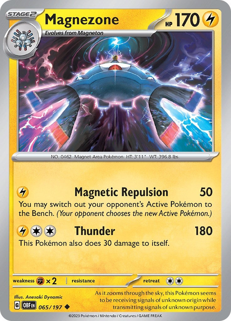 Image for Magnezone (065/197) [SV03: Obsidian Flames] - Pokemon