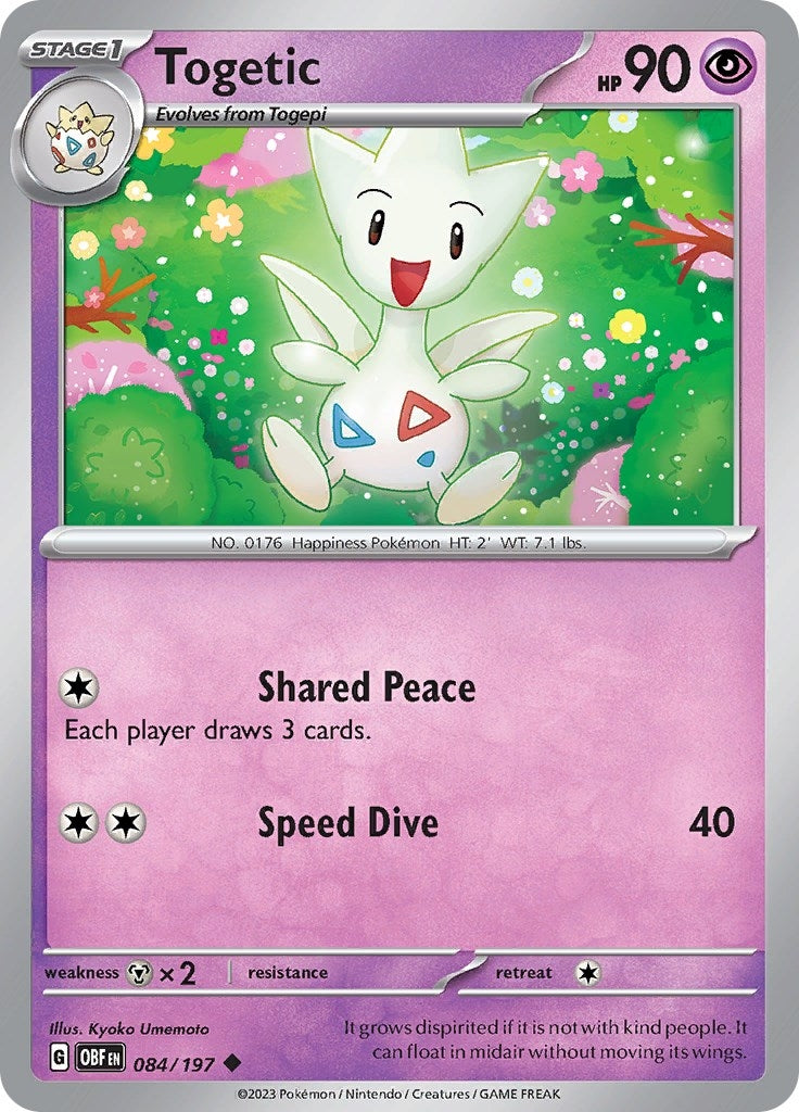 Image for Togetic (084/197) [SV03: Obsidian Flames] - Pokemon