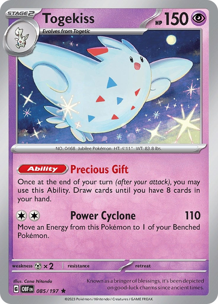Image for Togekiss (085/197) [SV03: Obsidian Flames] - Pokemon