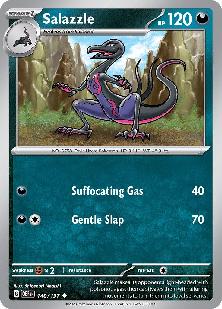Image for Salazzle (140/197) [SV03: Obsidian Flames] - Pokemon