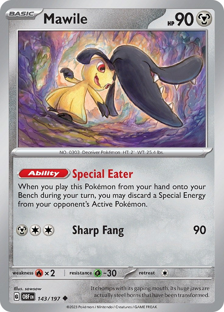 Image for Mawile (143/197) [SV03: Obsidian Flames] - Pokemon