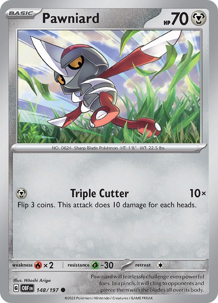 Image for Pawniard (148/197) [SV03: Obsidian Flames] - Pokemon