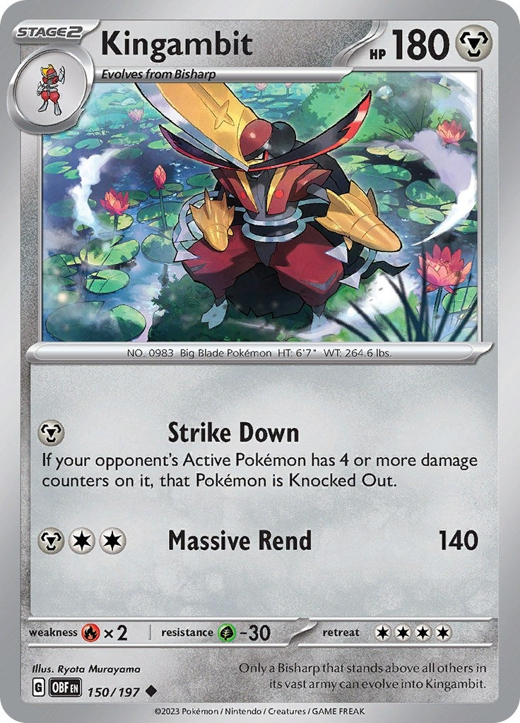 Image for Kingambit (150/197) [SV03: Obsidian Flames] - Pokemon