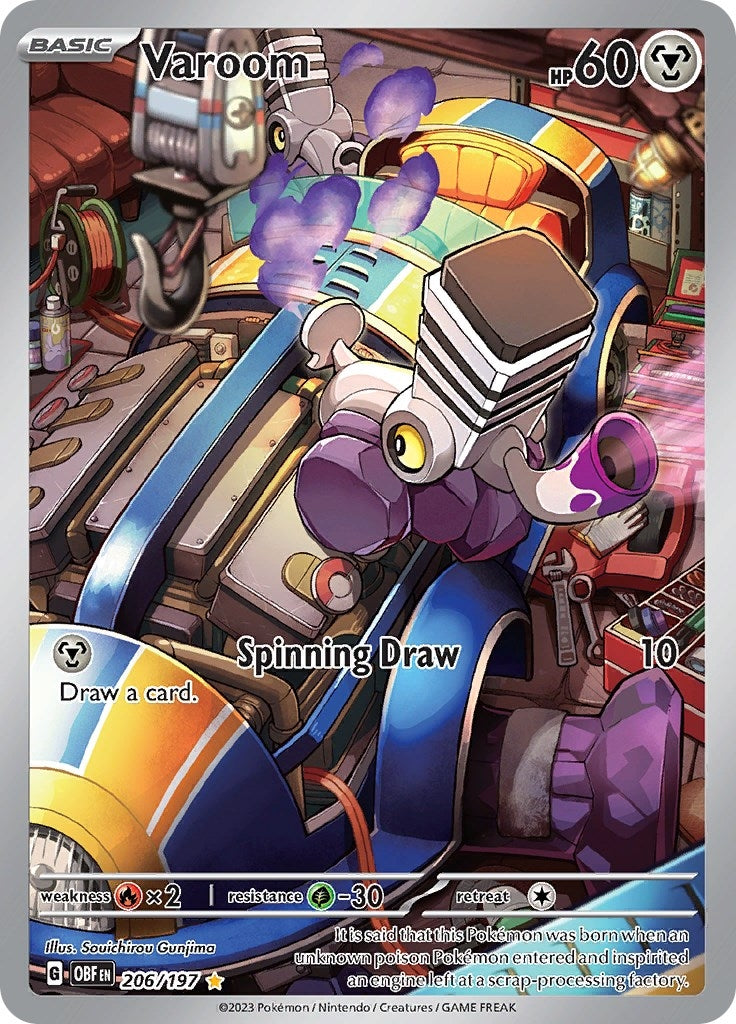 Image for Varoom (206/197) [SV03: Obsidian Flames] - Pokemon