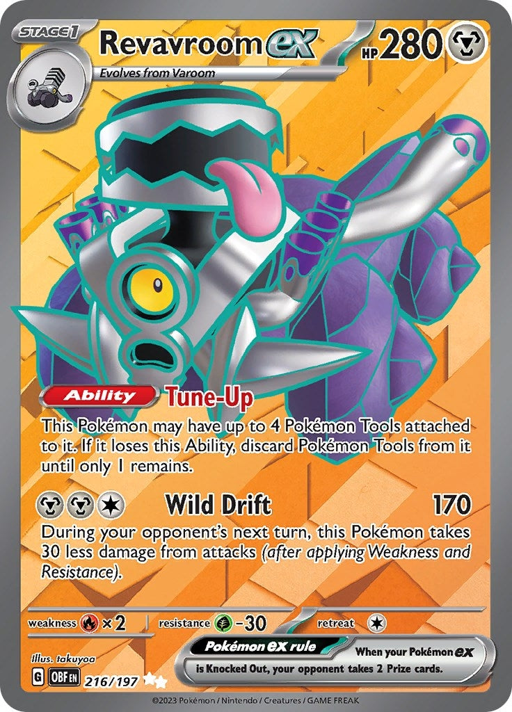 Image for Revavroom ex (216/197) [SV03: Obsidian Flames] - Pokemon