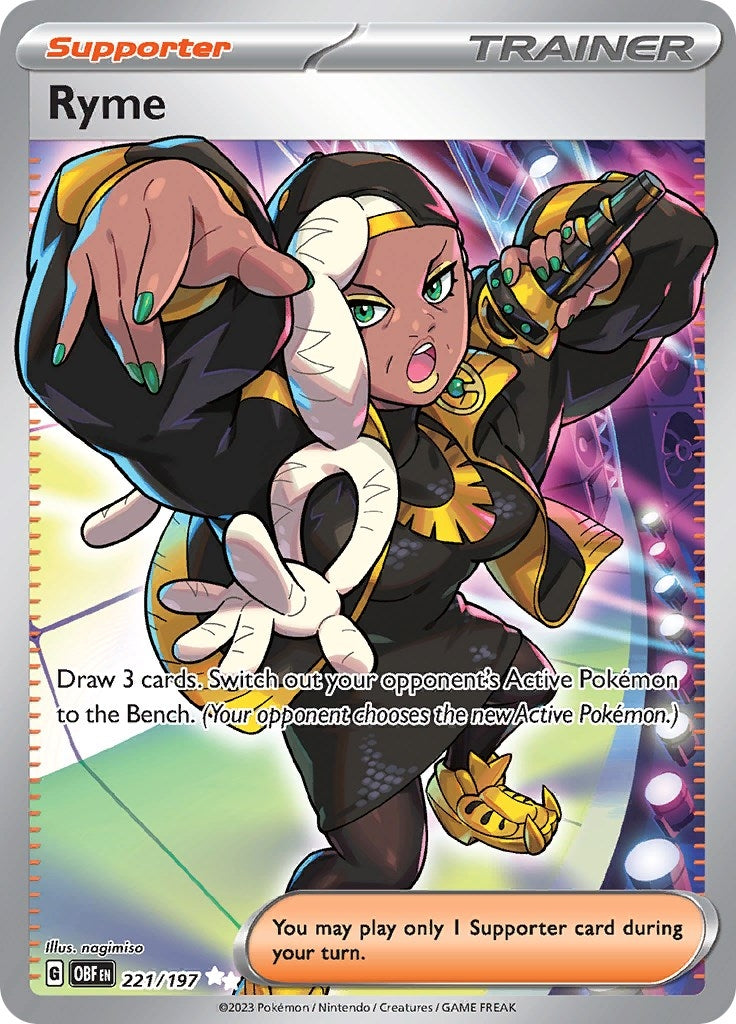 Image for Ryme (221/197) [SV03: Obsidian Flames] - Pokemon