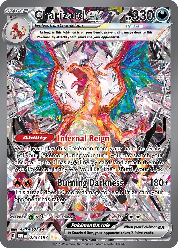 Image for Charizard ex (223/197) [SV03: Obsidian Flames] - Pokemon