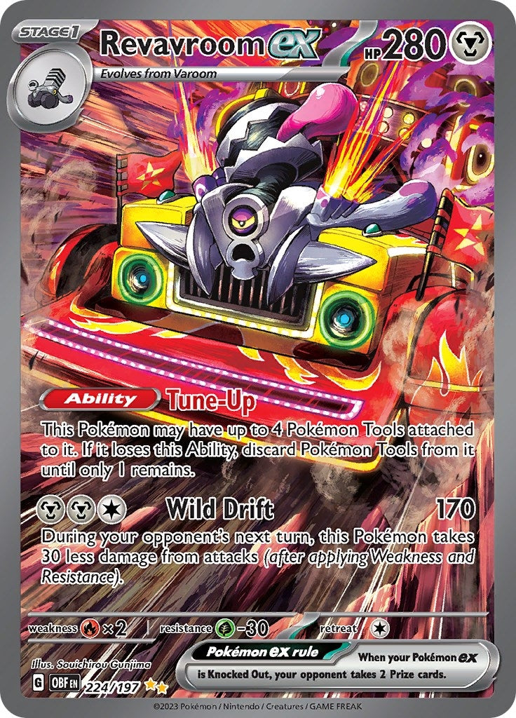Image for Revavroom ex (224/197) [SV03: Obsidian Flames] - Pokemon
