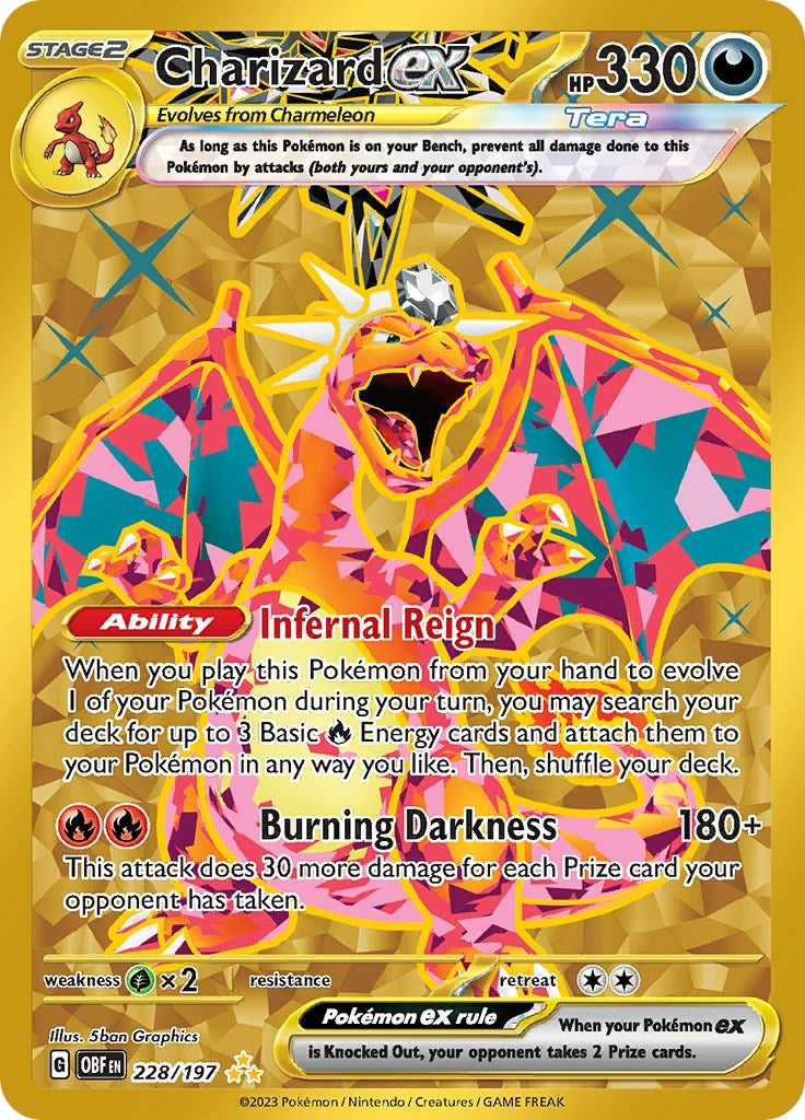 Image for Charizard ex (228/197) [SV03: Obsidian Flames] - Pokemon
