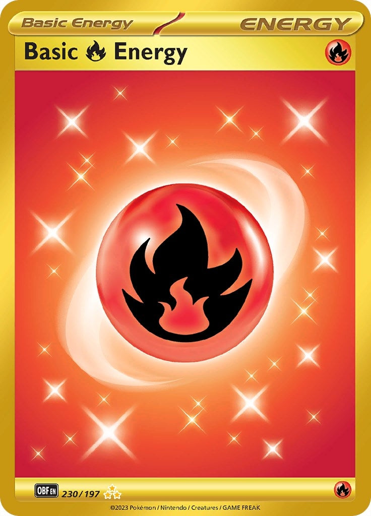 Image for Basic Fire Energy (230/197) [SV03: Obsidian Flames] - Pokemon