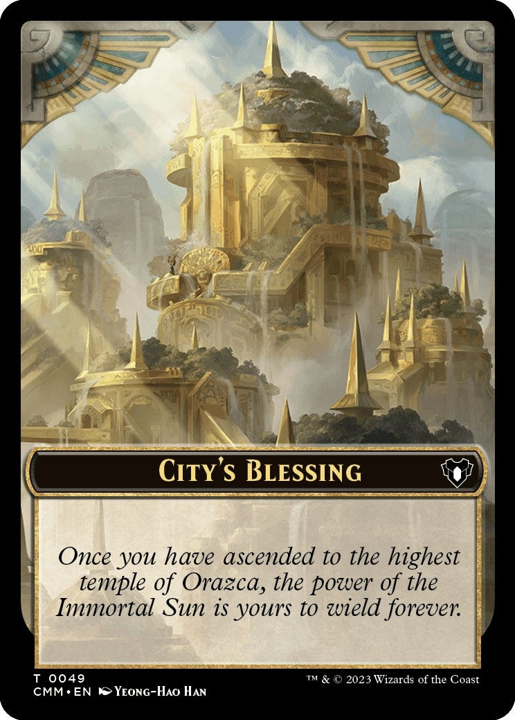 Image for City's Blessing // Rat Double-Sided Token (49 // 17) [Commander Masters] - Magic: The Gathering