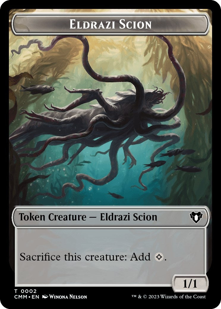 Image for Eldrazi Scion // Demon Double-Sided Token (2 // 15) [Commander Masters] - Magic: The Gathering