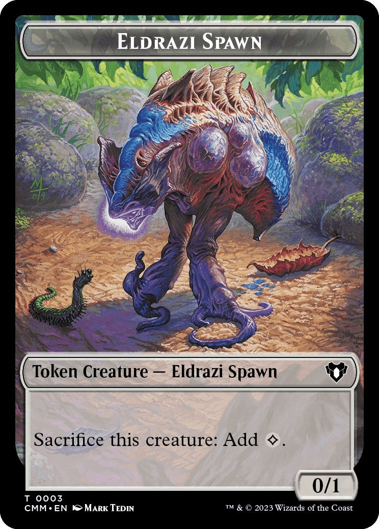 Image for Eldrazi Spawn // Zombie (0013) Double-Sided Token (3 // 13) [Commander Masters] - Magic: The Gathering