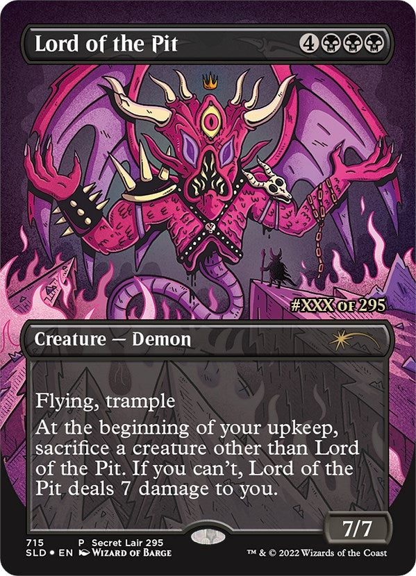 Image for Lord of the Pit (Serial Numbered) (715) [Secret Lair Drop Series] - Magic: The Gathering