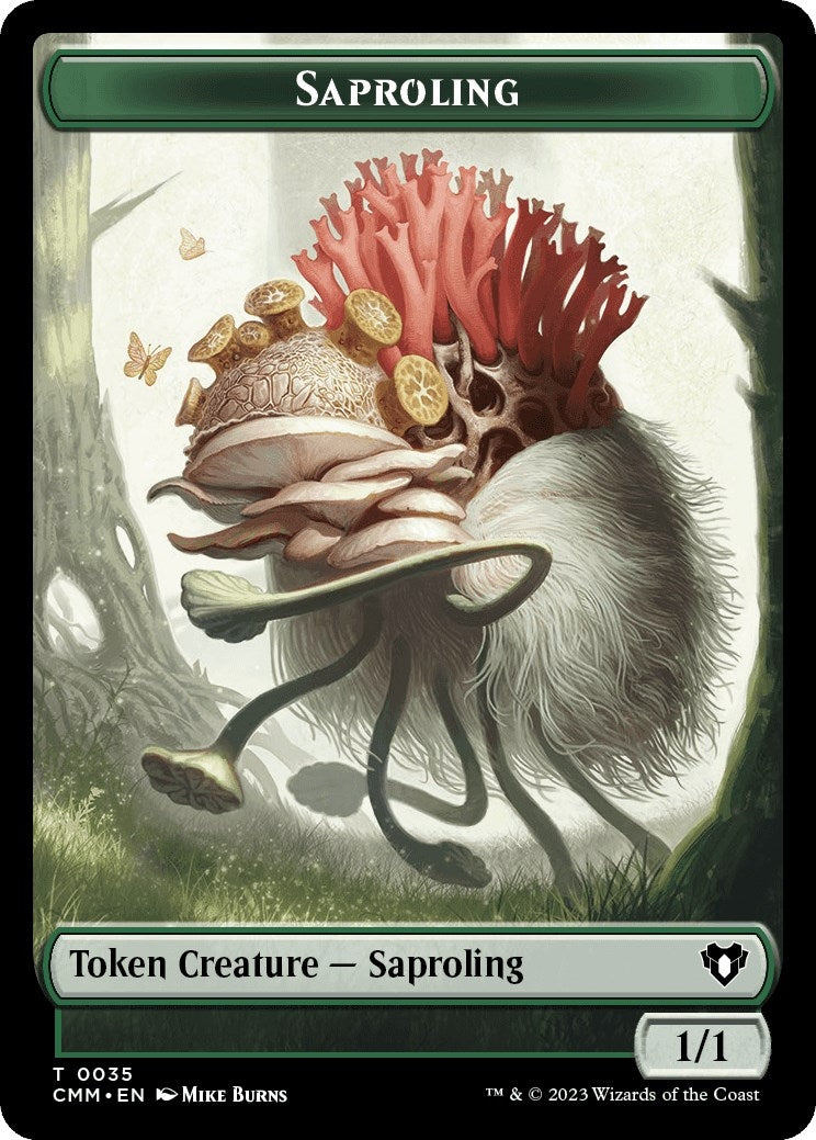 Image for Saproling // Insect Double-Sided Token (35 // 33) [Commander Masters] - Magic: The Gathering