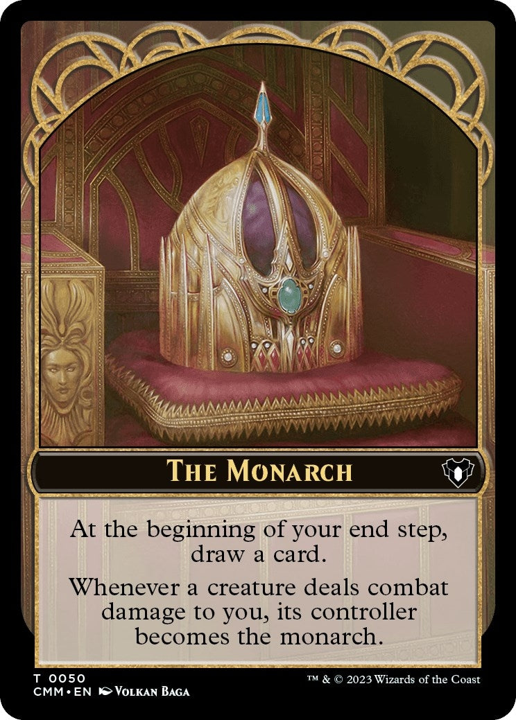 Image for The Monarch // Cat (0030) Double-Sided Token (50 // 30) [Commander Masters] - Magic: The Gathering