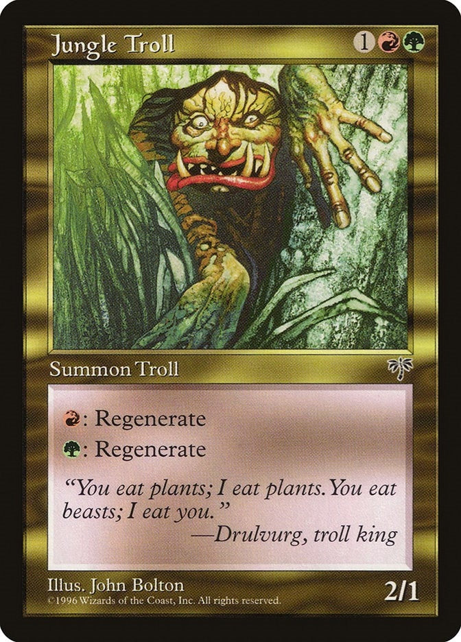 Image for Jungle Troll [Mirage] - Magic: The Gathering