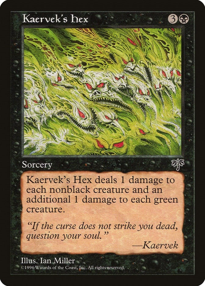 Image for Kaervek's Hex [Mirage] - Magic: The Gathering