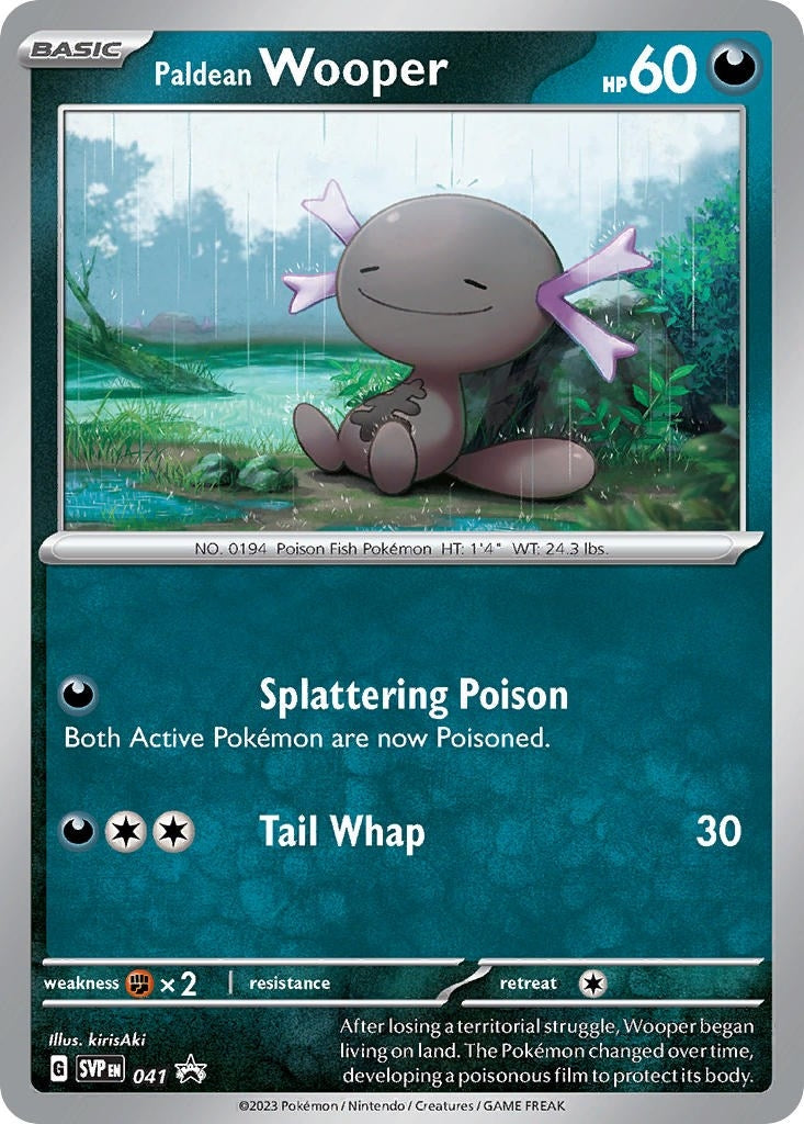 Image for Paldean Wooper - 041 (041) [SV: Scarlet & Violet Promo Cards] - Pokemon