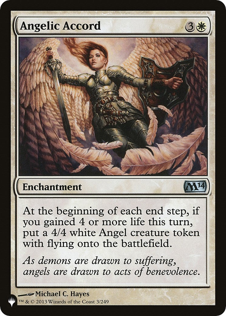 Image for Angelic Accord (3) [The List Reprints] - Magic: The Gathering