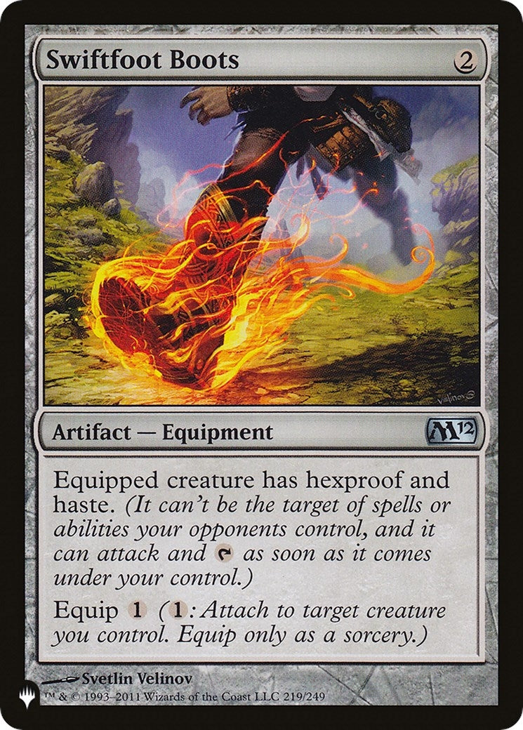 Image for Swiftfoot Boots (M12) (219) [The List Reprints] - Magic: The Gathering