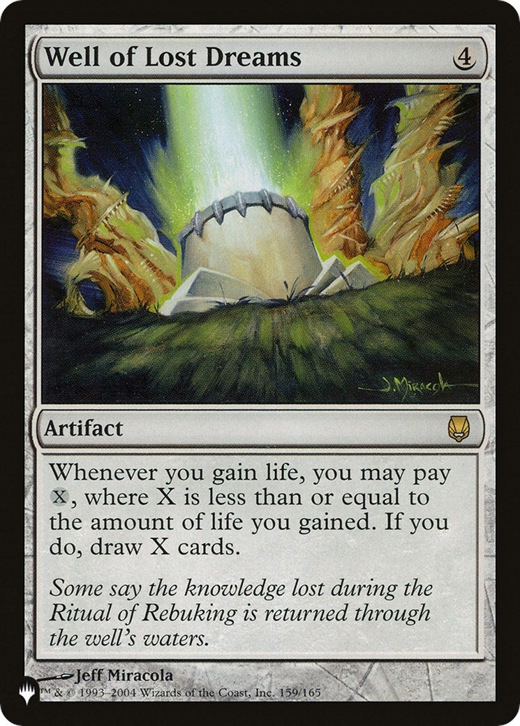 Image for Well of Lost Dreams (159) [The List Reprints] - Magic: The Gathering