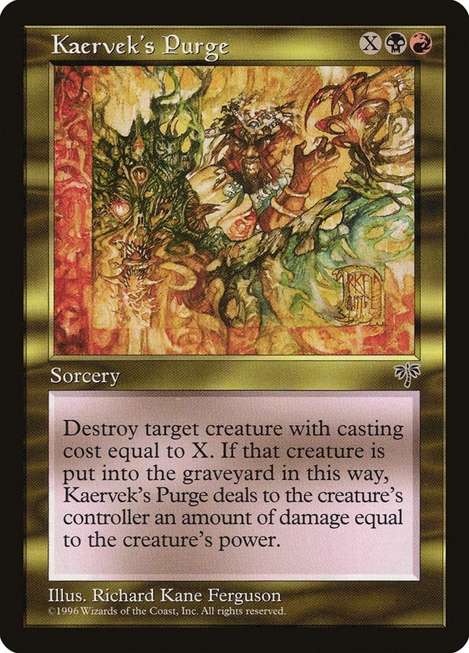 Image for Kaervek's Purge [Mirage] - Magic: The Gathering