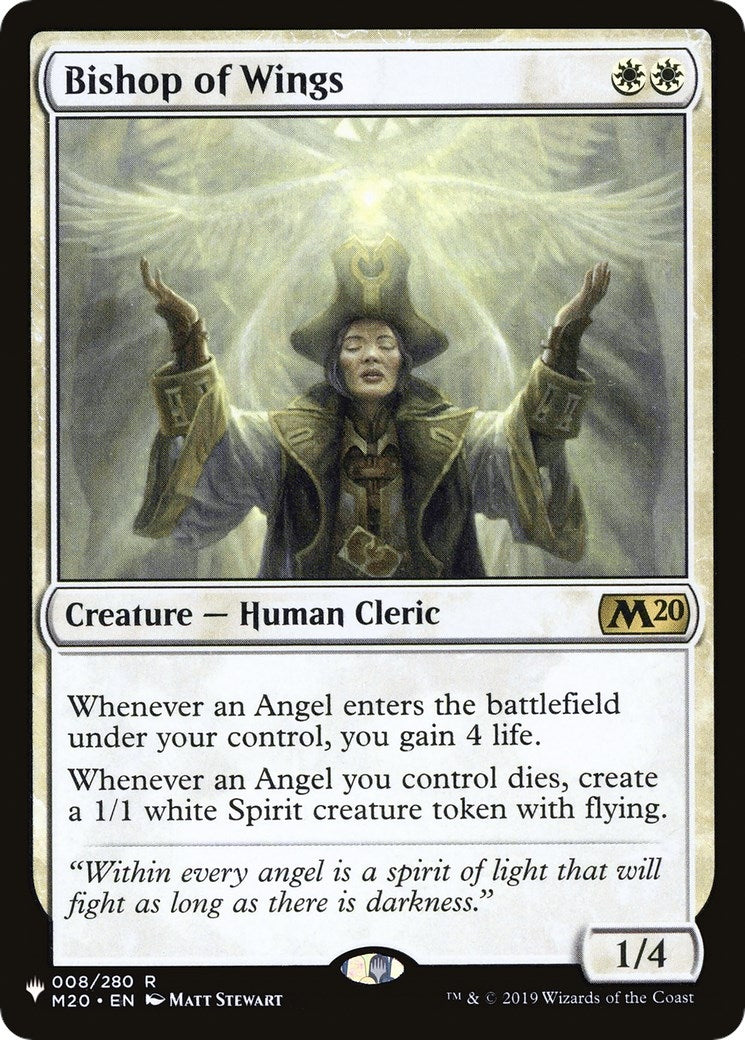 Image for Bishop of Wings (8) [The List Reprints] - Magic: The Gathering
