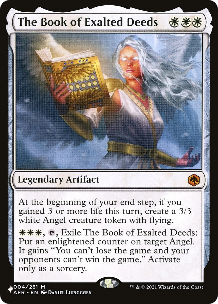 Image for The Book of Exalted Deeds (4) [The List Reprints] - Magic: The Gathering