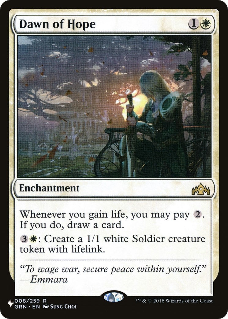 Image for Dawn of Hope (8) [The List Reprints] - Magic: The Gathering