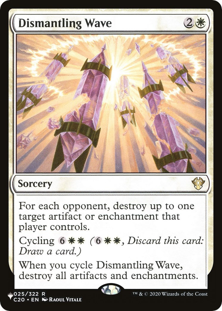 Image for Dismantling Wave (25) [The List Reprints] - Magic: The Gathering