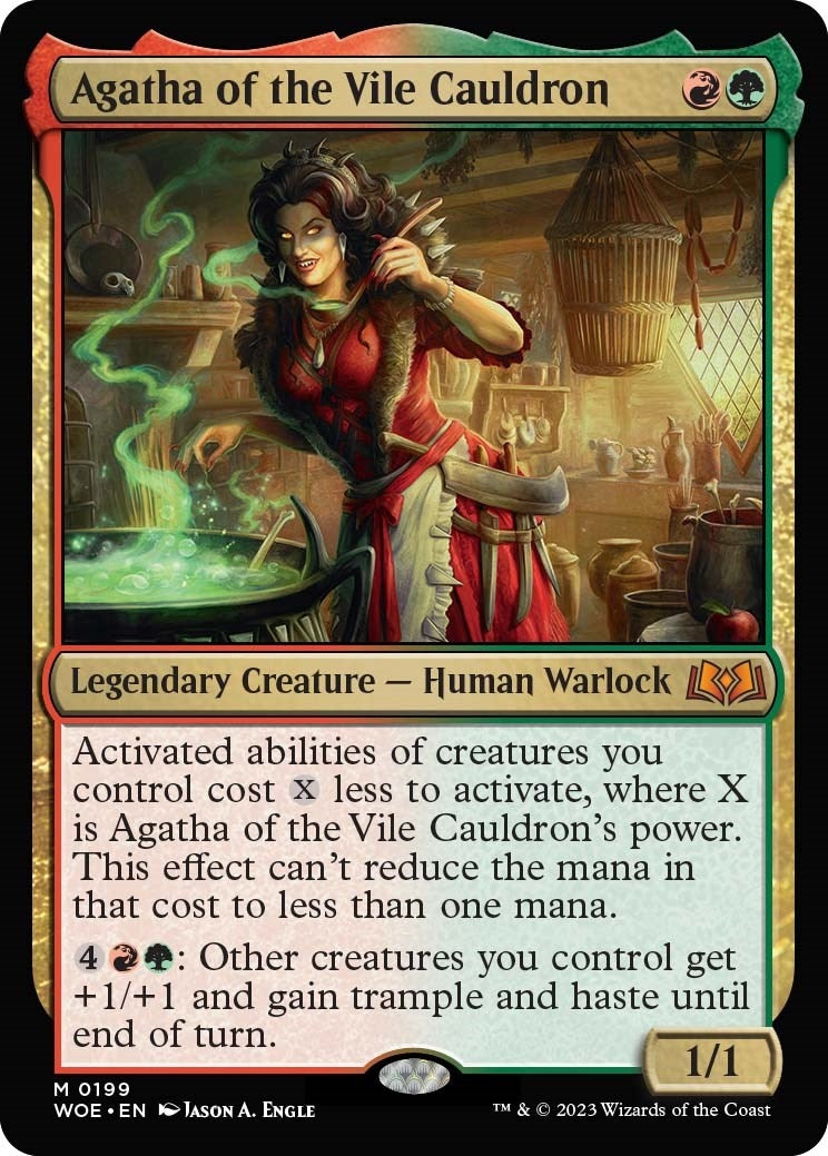 Image for Agatha of the Vile Cauldron (199) [Wilds of Eldraine] - Magic: The Gathering