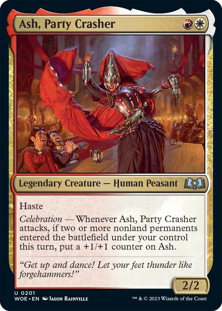 Image for Ash, Party Crasher (201) [Wilds of Eldraine] - Magic: The Gathering