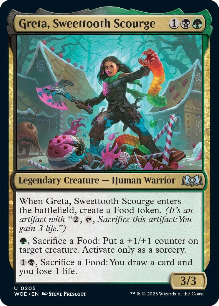 Image for Greta, Sweettooth Scourge (205) [Wilds of Eldraine] - Magic: The Gathering