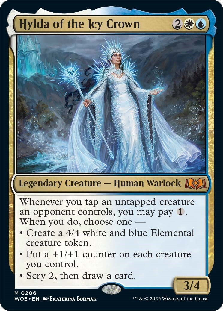 Image for Hylda of the Icy Crown (206) [Wilds of Eldraine] - Magic: The Gathering