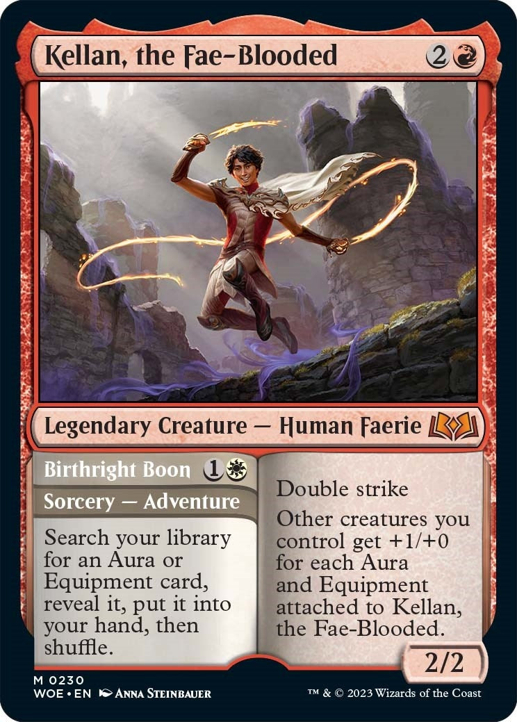 Image for Kellan, the Fae-Blooded (230) [Wilds of Eldraine] - Magic: The Gathering