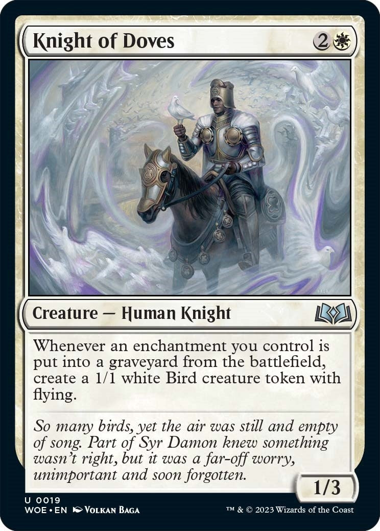 Image for Knight of Doves (19) [Wilds of Eldraine] - Magic: The Gathering