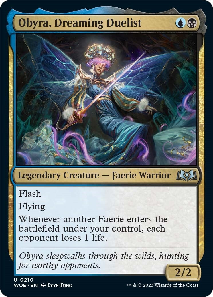 Image for Obyra, Dreaming Duelist (210) [Wilds of Eldraine] - Magic: The Gathering
