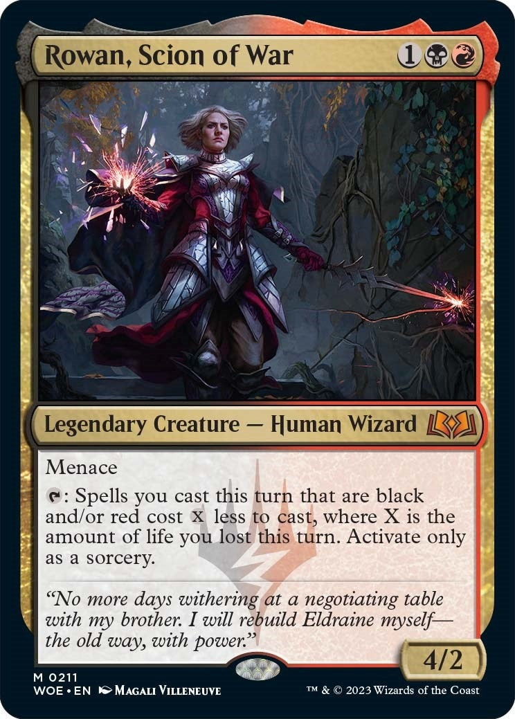 Image for Rowan, Scion of War (211) [Wilds of Eldraine] - Magic: The Gathering